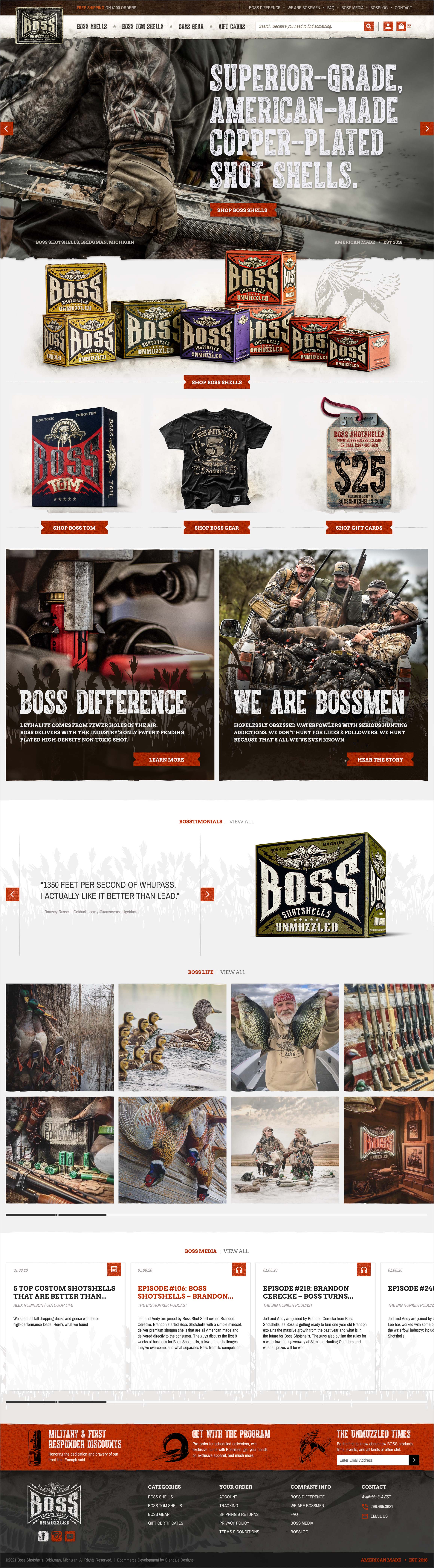 Boss Website Design