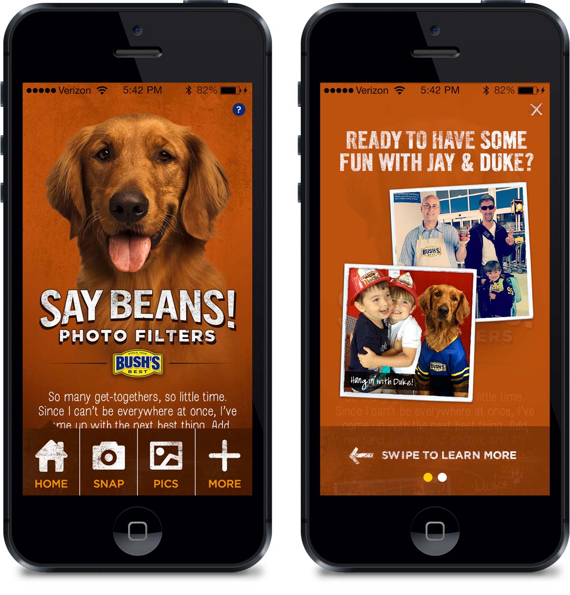 Bush's Beans Mobile App Intro