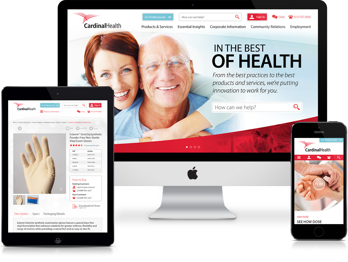 Cardinal Health Website Prototype Intro