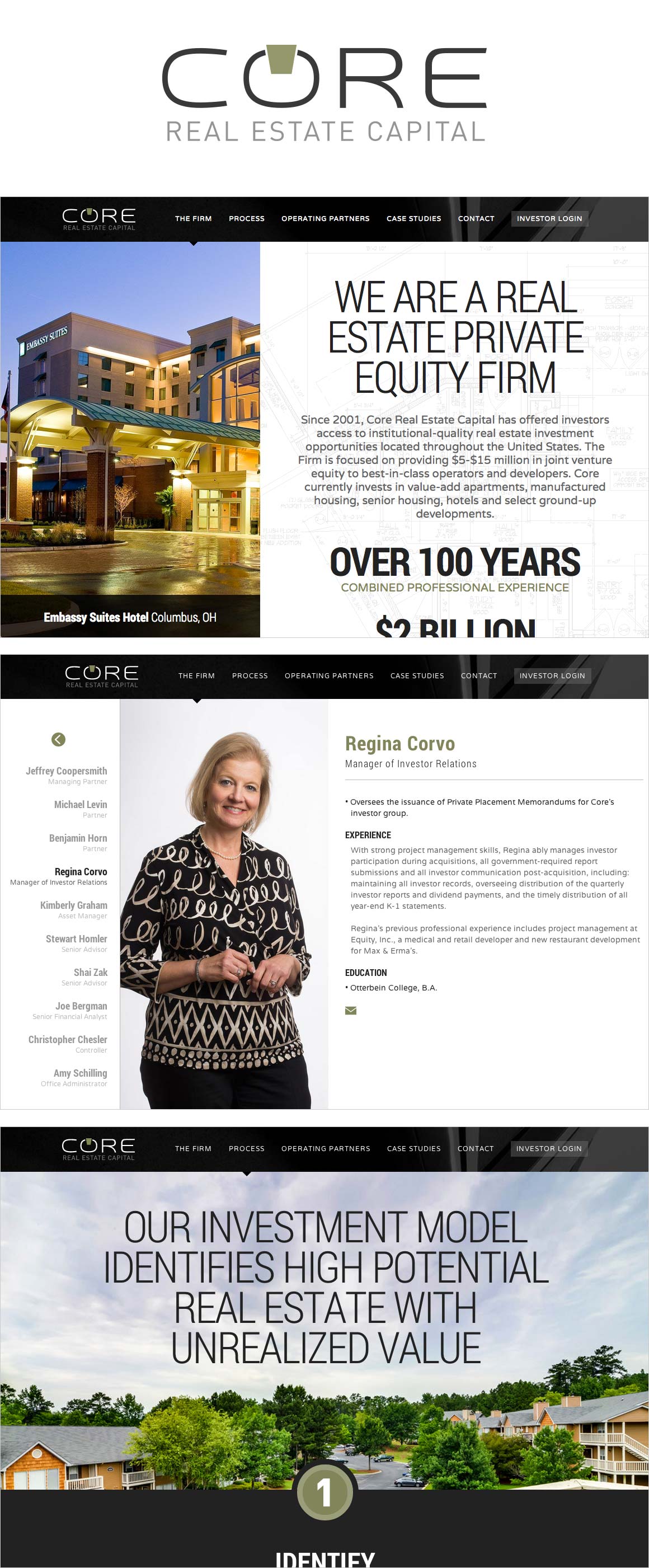 CORE Real Estate Capital Website Design