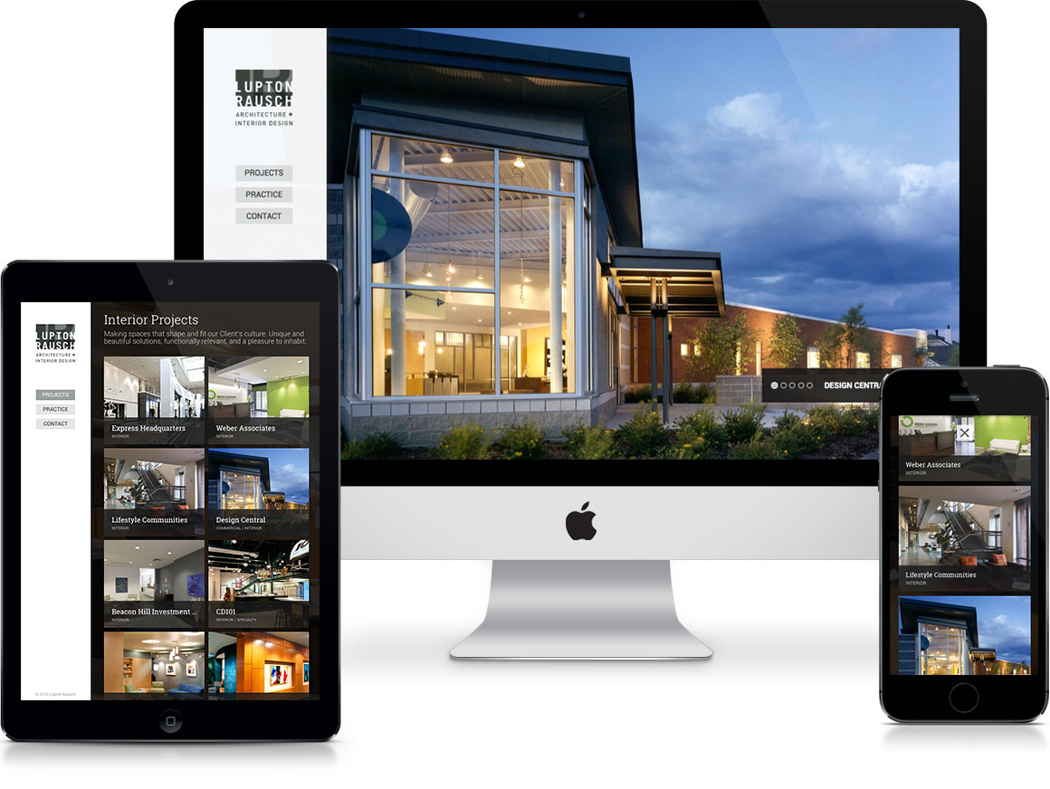 Lupton Rausch Architecture Interior Design Website Design