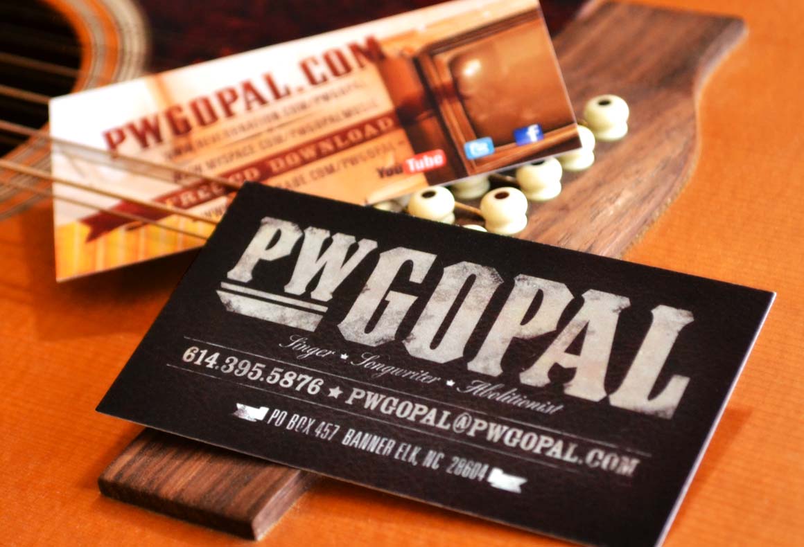 PW Gopal Business Cards Intro